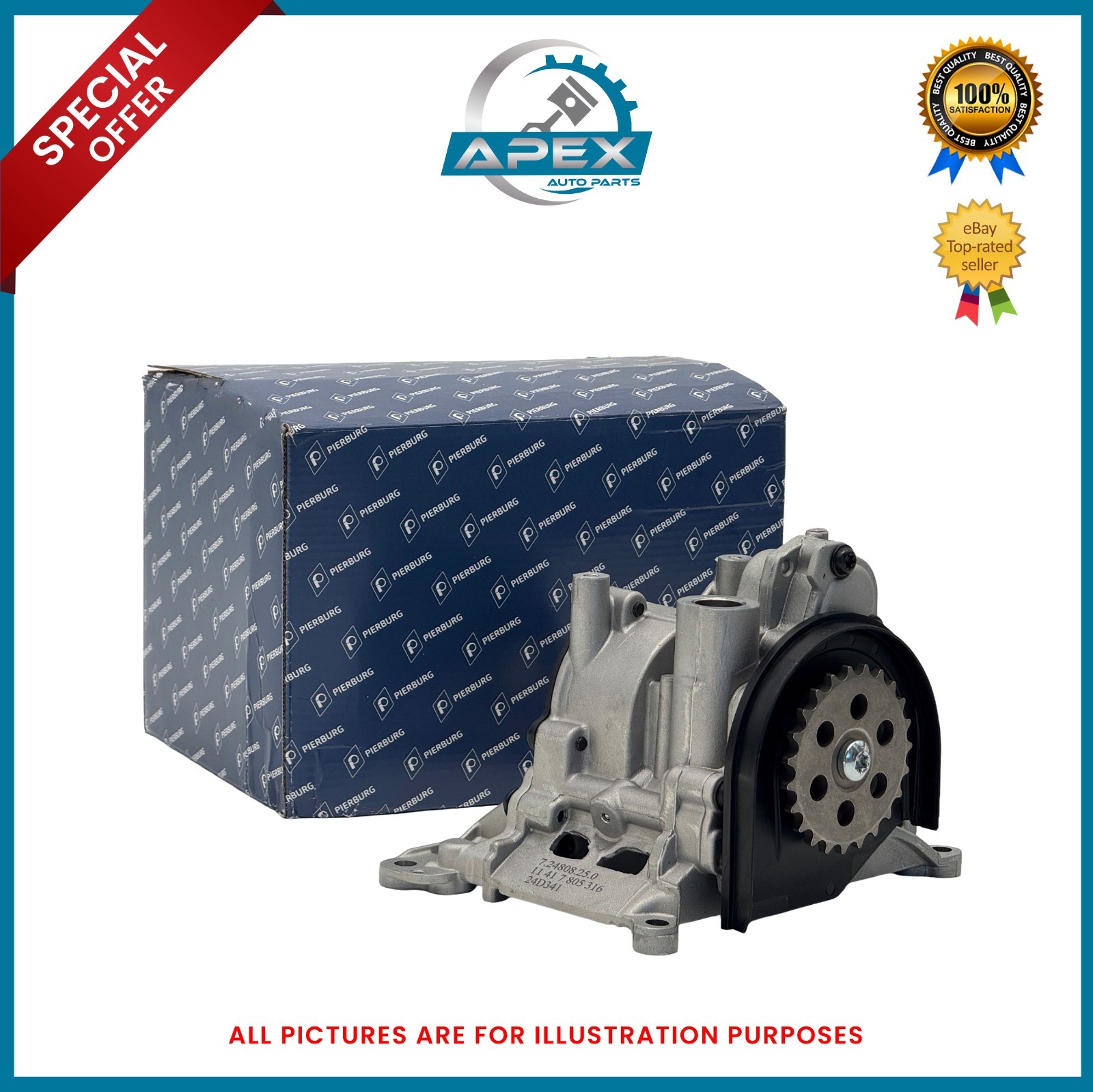 BMW 3 5 6 7 SERIES X3 X5 X6 3.0 DIESEL N57D30A N57D30B N57D30 OIL PUMP UPGRADED