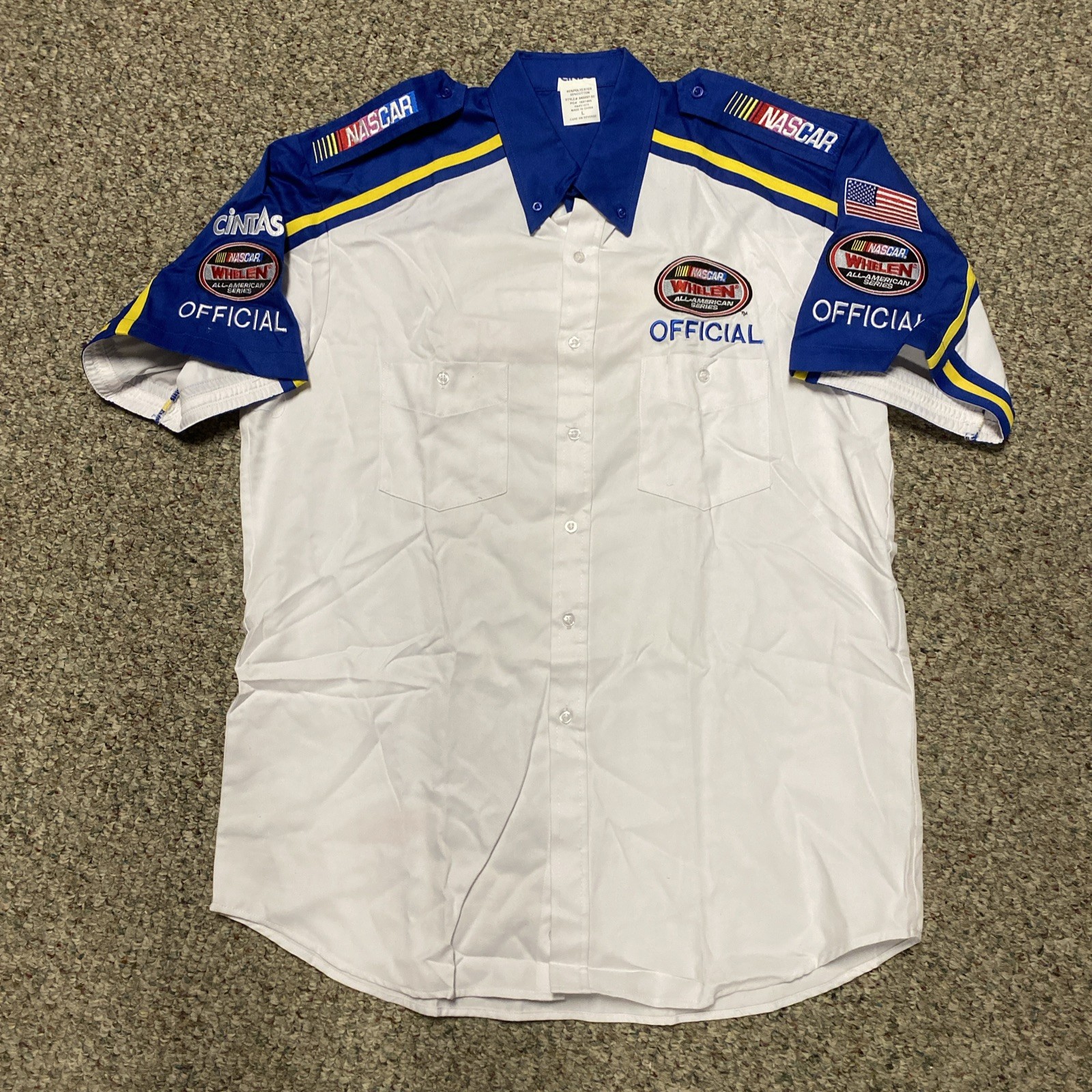 NASCAR Whelen Official Uniform Shirt Cintas L Brand New