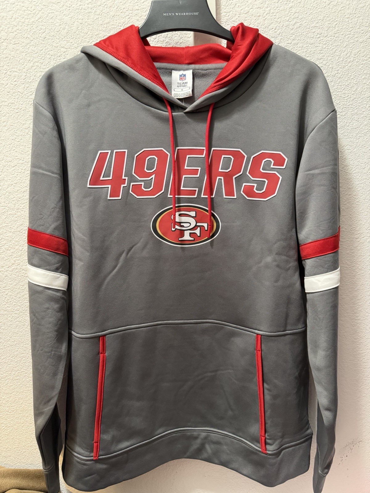 NWT Auth. NFL Shop San Francisco 49ers Pullover Sweatshirt Size L   Mens