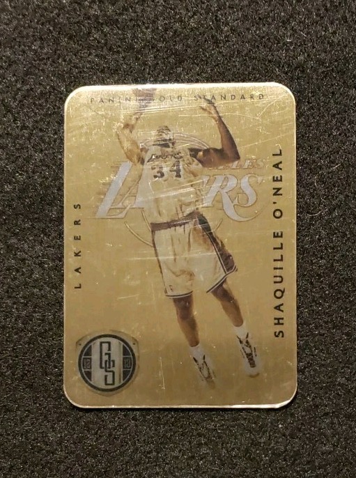 *SHAQUILLE O\'NEAL* 2012-13 Panini Gold Standard Metal Card #81 *SHAQUILLE O\'NEAL* 2012-13 Panini Gold Standard Metal Card #81