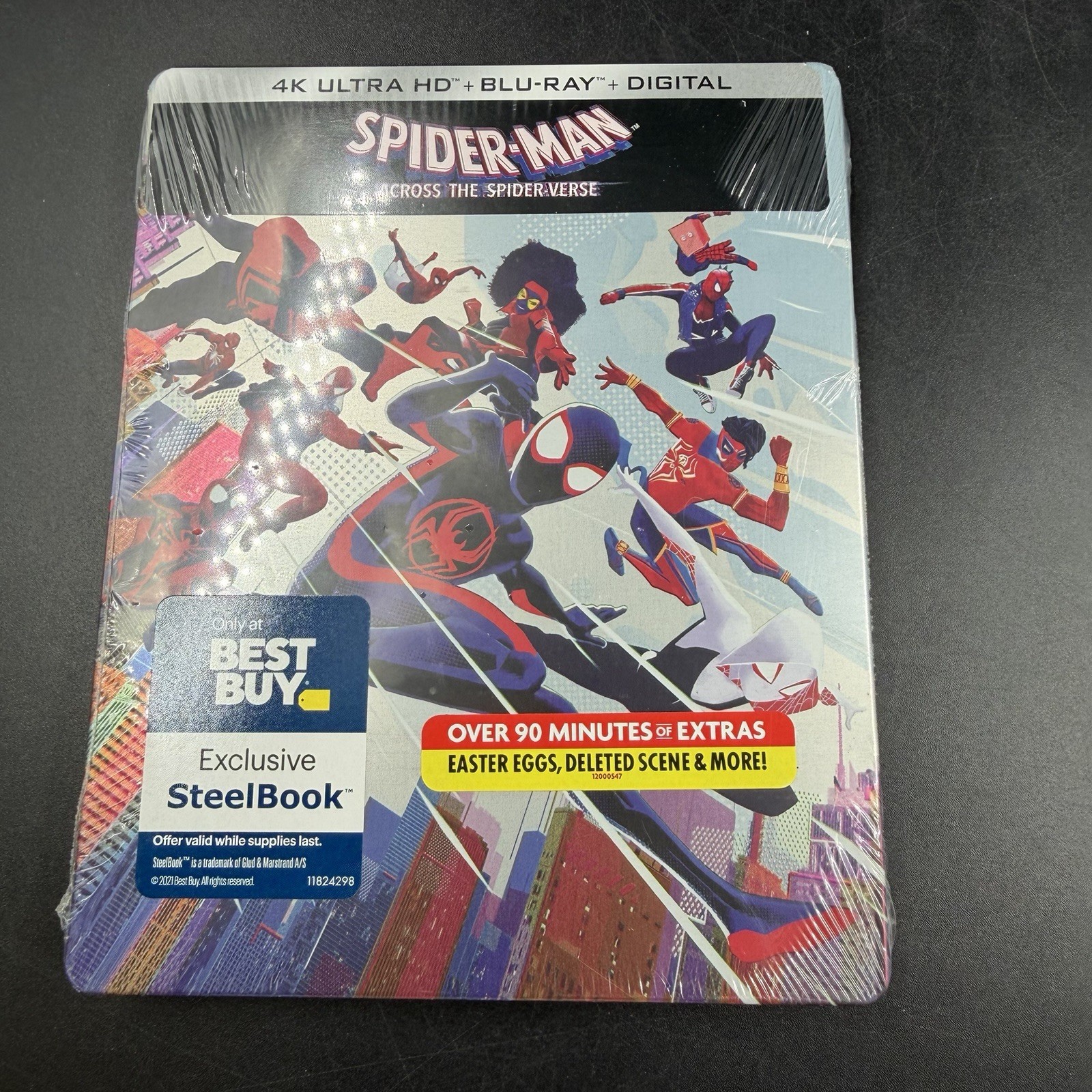 Spider-Man Across the Spider-Verse 4K UHD Blu-ray Steelbook Best Buy Spider-Man Across the Spider-Verse 4K UHD Blu-ray Steelbook Best Buy