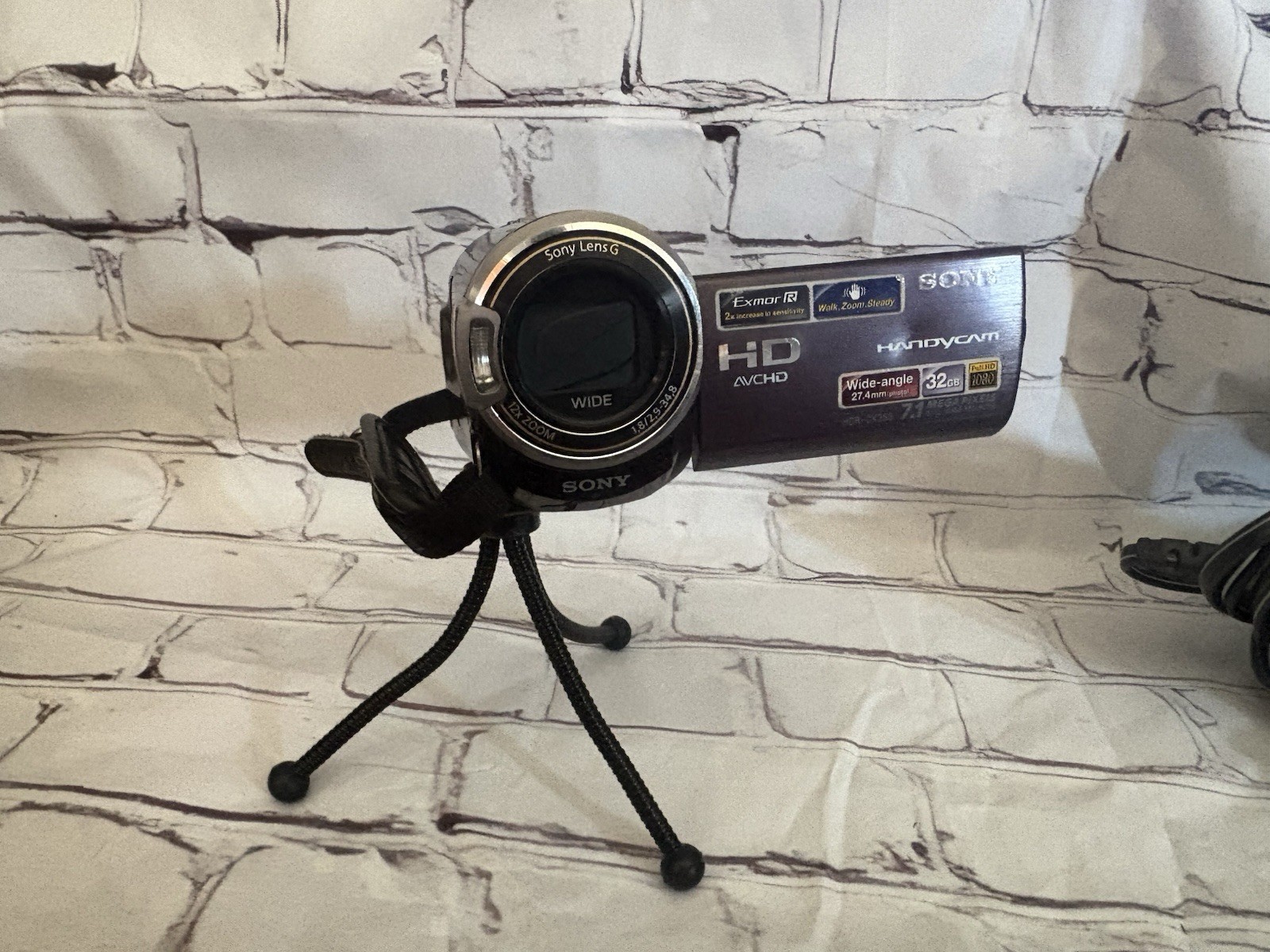 Sony HDR-CX 350 Handycam HD Camcorder with Batteries