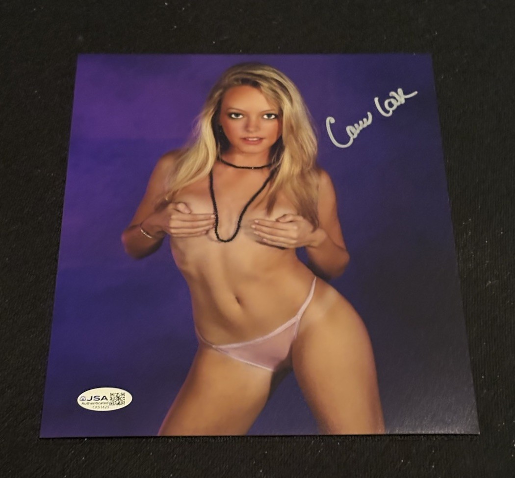 Cassie Cook Autographed 8x10 Photograph Playboy Star Model JSA