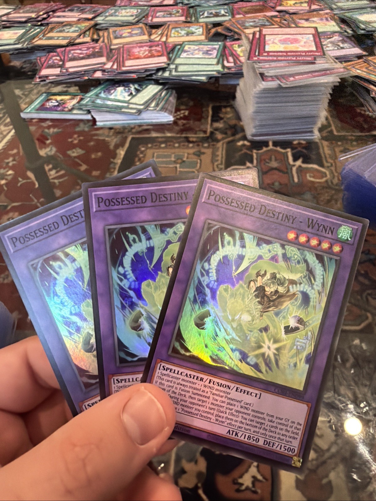 3x Possessed Destiny - Wynn 1st Edition Super Rare CORI-EN099 Yu-Gi-Oh