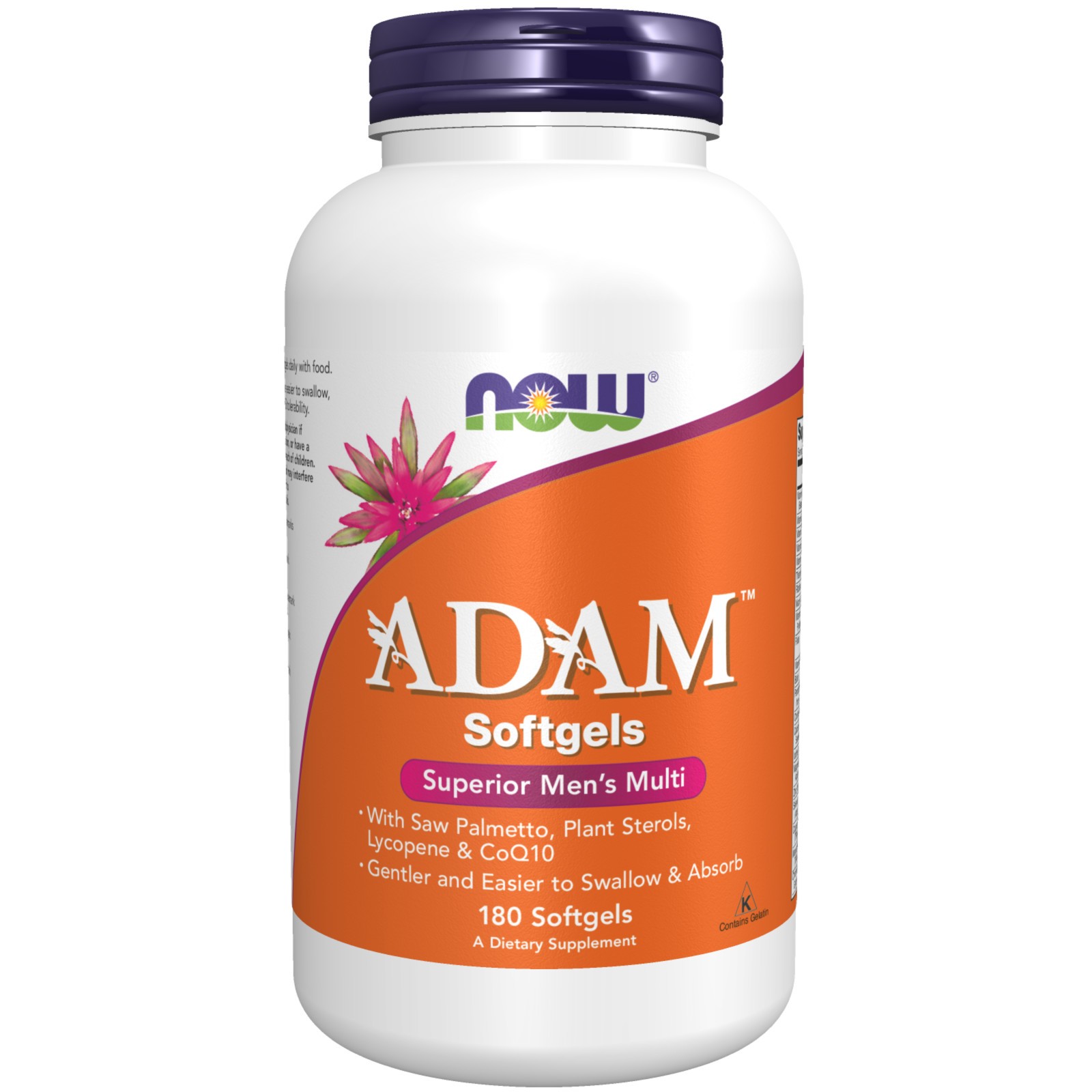 NOW FOODS Adam Men's Multiple Vitamin 180 Softgels