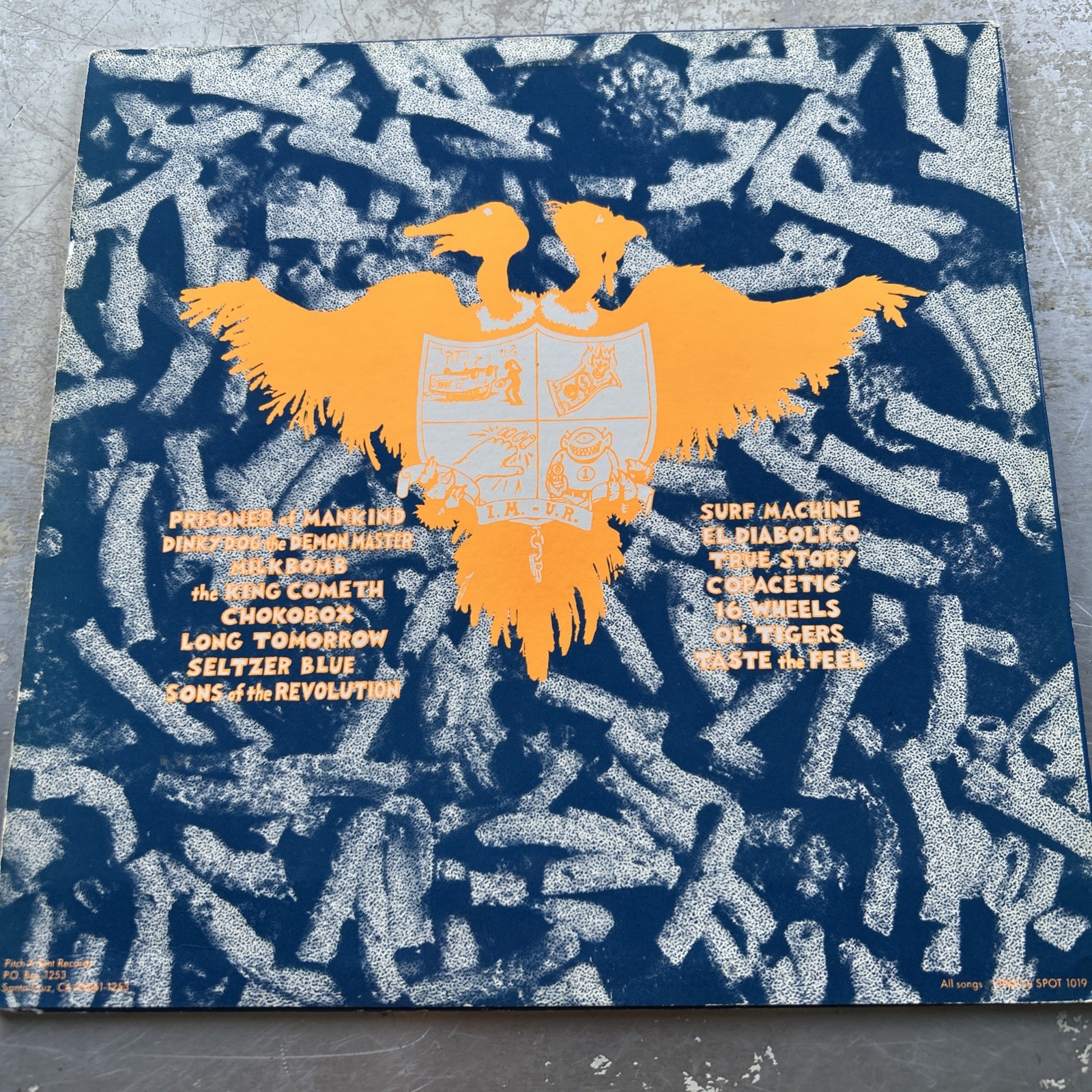 Spot 1019 LP Self-Titled 1986 W/ Poster Pitch A Tent Records 003  VG+  Vg+