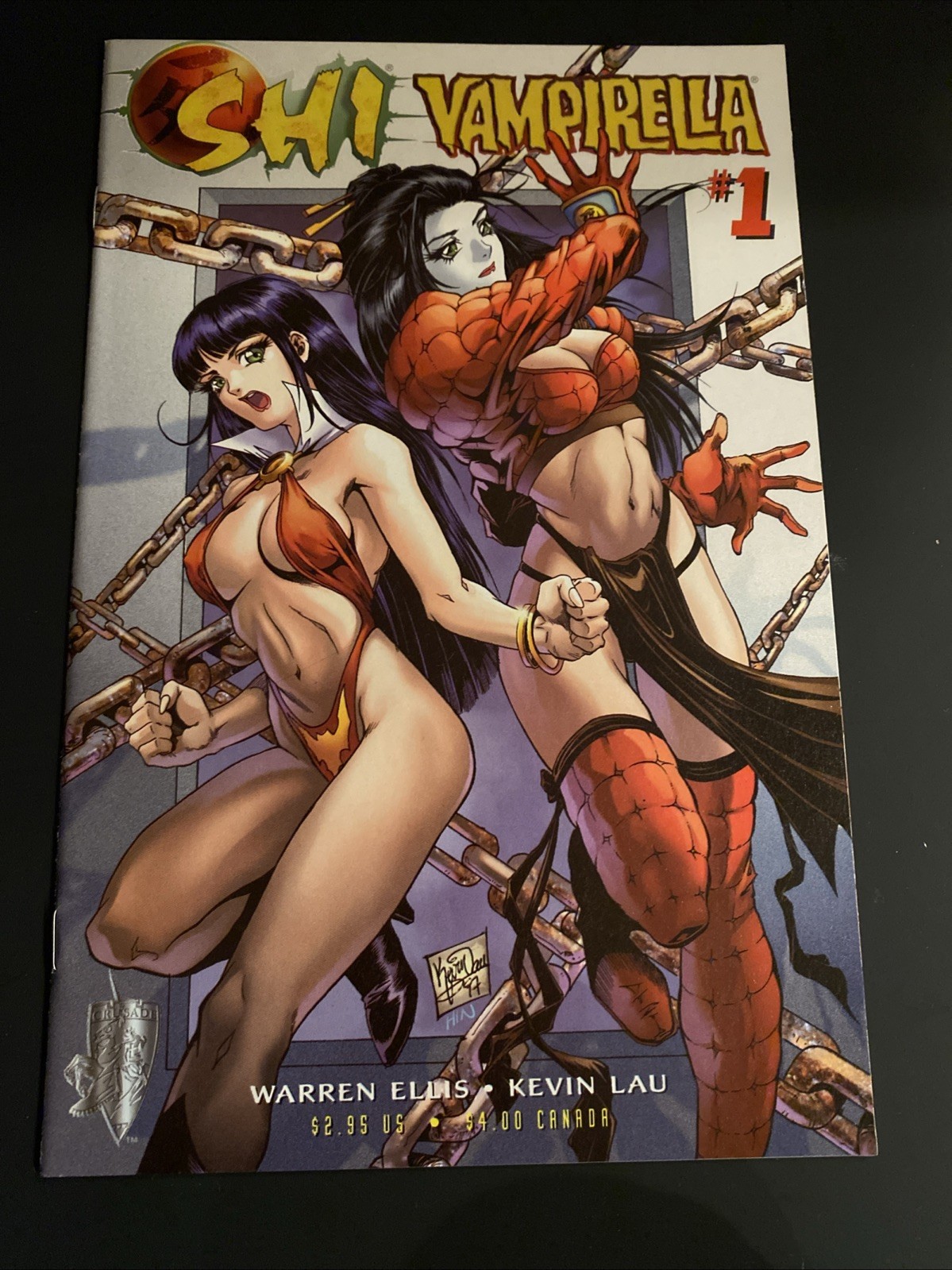 Shi/Vampirella #1 Warren Ellis, Harris 1997 High Grade 🔥