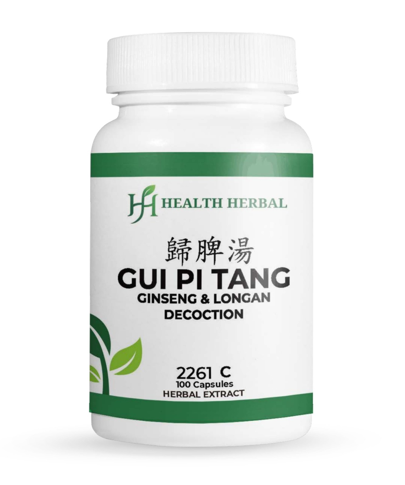 HH2261C Gui Pi Tang & Ginseng & Longan Decoction 100 Capsules 2 Bottles HH2261C Gui Pi Tang & Ginseng & Longan Decoction 100 Capsules 2 Bottles