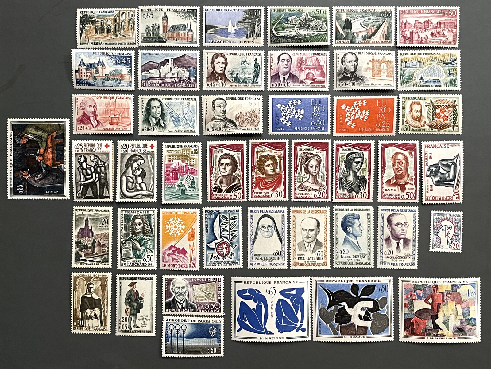 France 1961 Complete Year Set MNH** – Stamp Collection – Mint Never Hinged