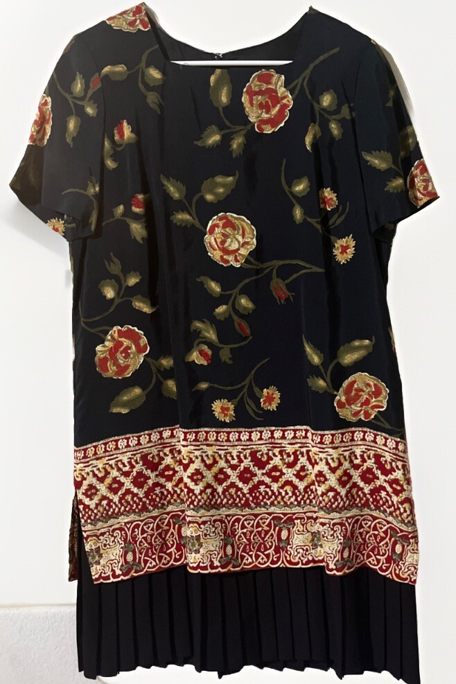 VTG 80’s Positive Attitude Women’s 12 Flapper Art Deco Jazzy Dress VTG 80’s Positive Attitude Women’s 12 Flapper Art Deco Jazzy Dress