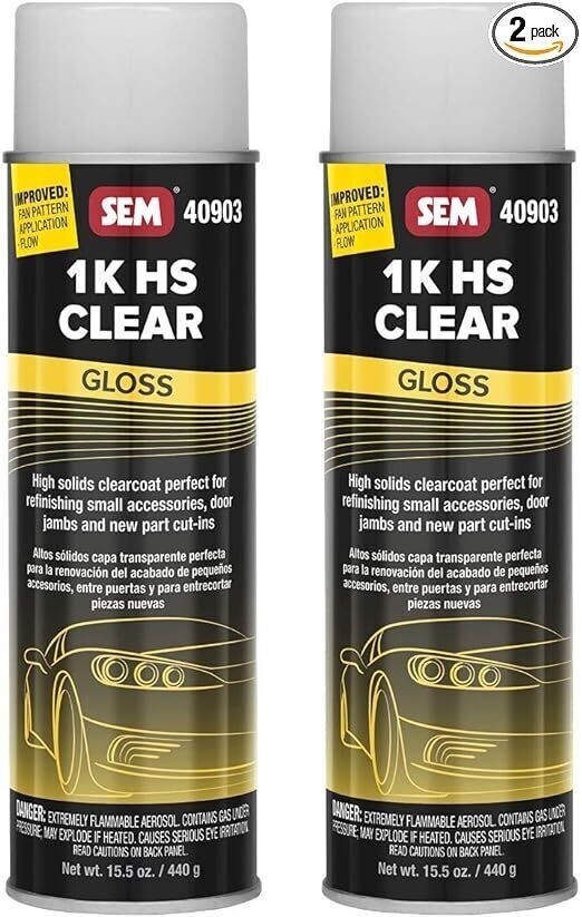 SEM 40903 1K HS Gloss Clear 15.5 fl. oz. (2/Pack) SEM 40903 1K HS Gloss Clear 15.5 fl. oz. (2/Pack)