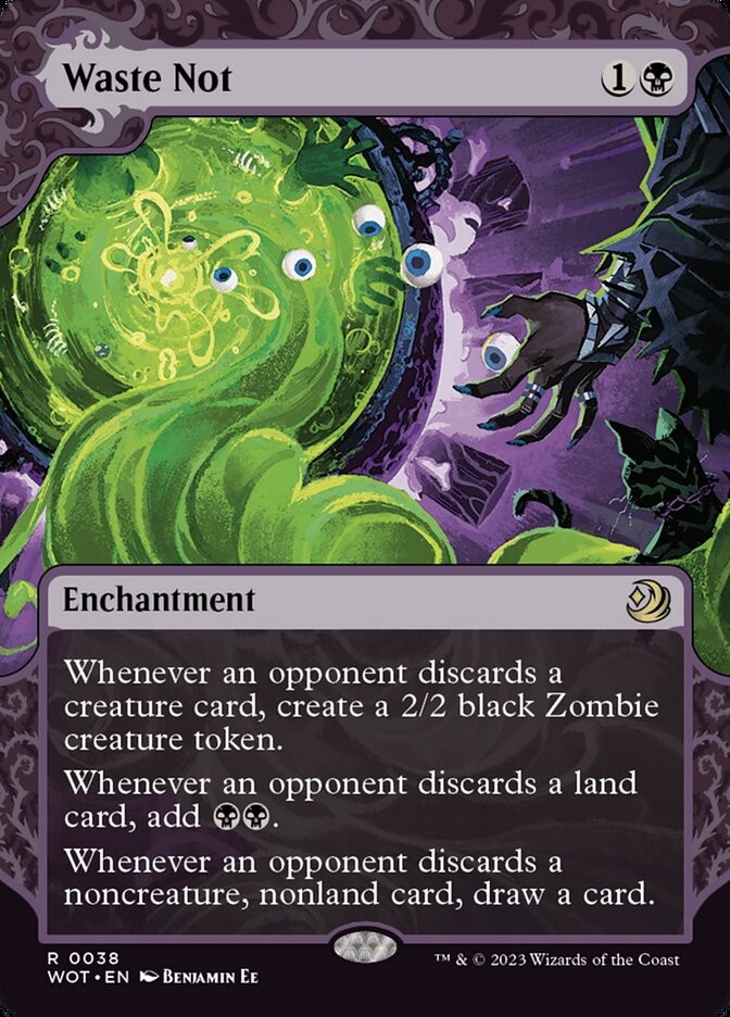 MTG Waste Not (38/103) Wilds of Eldraine Enchanting Tales LP