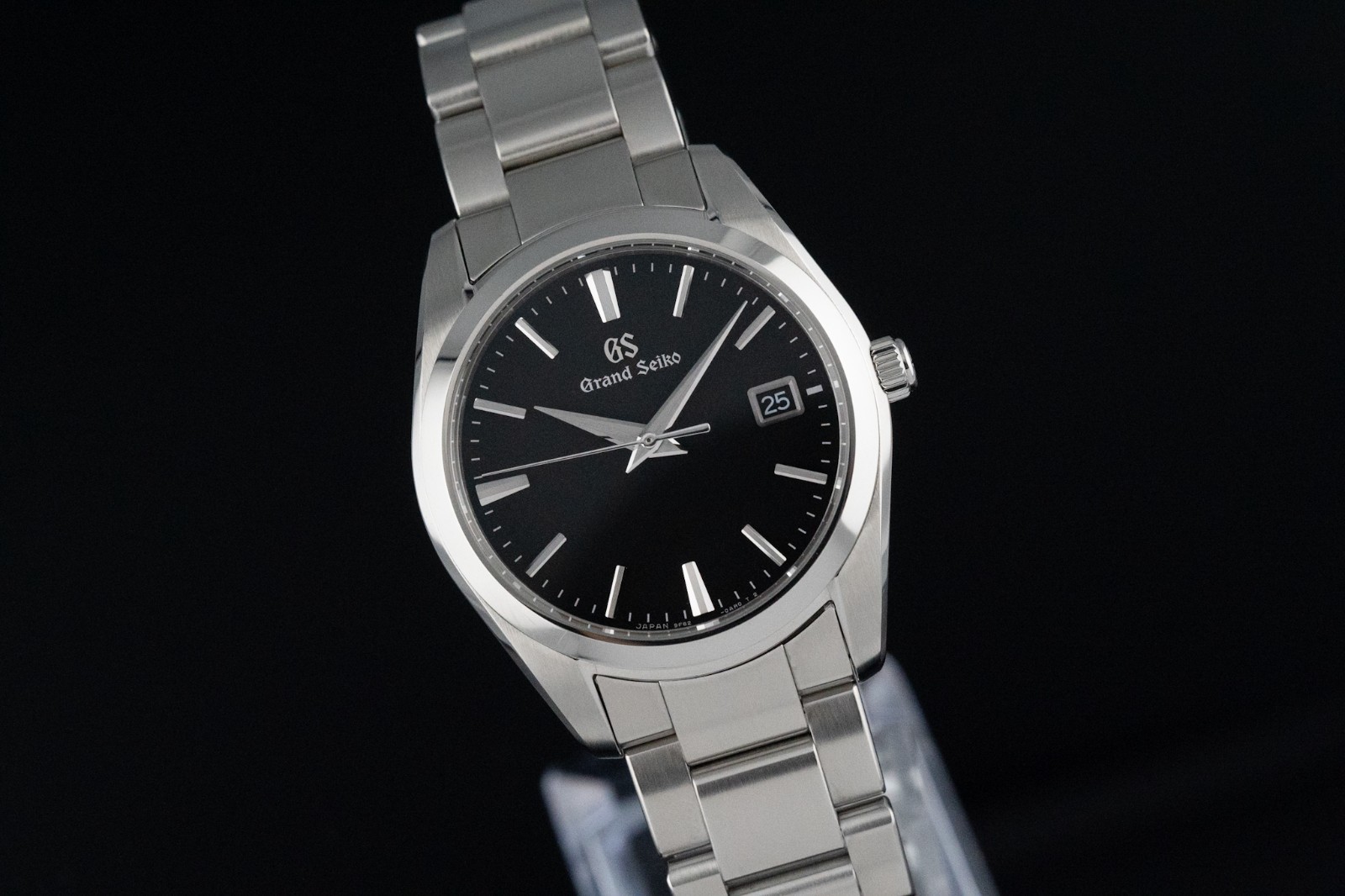 Grand Seiko SBGX261 Heritage Collection Black Dial 37mm 9F Quartz Full Set