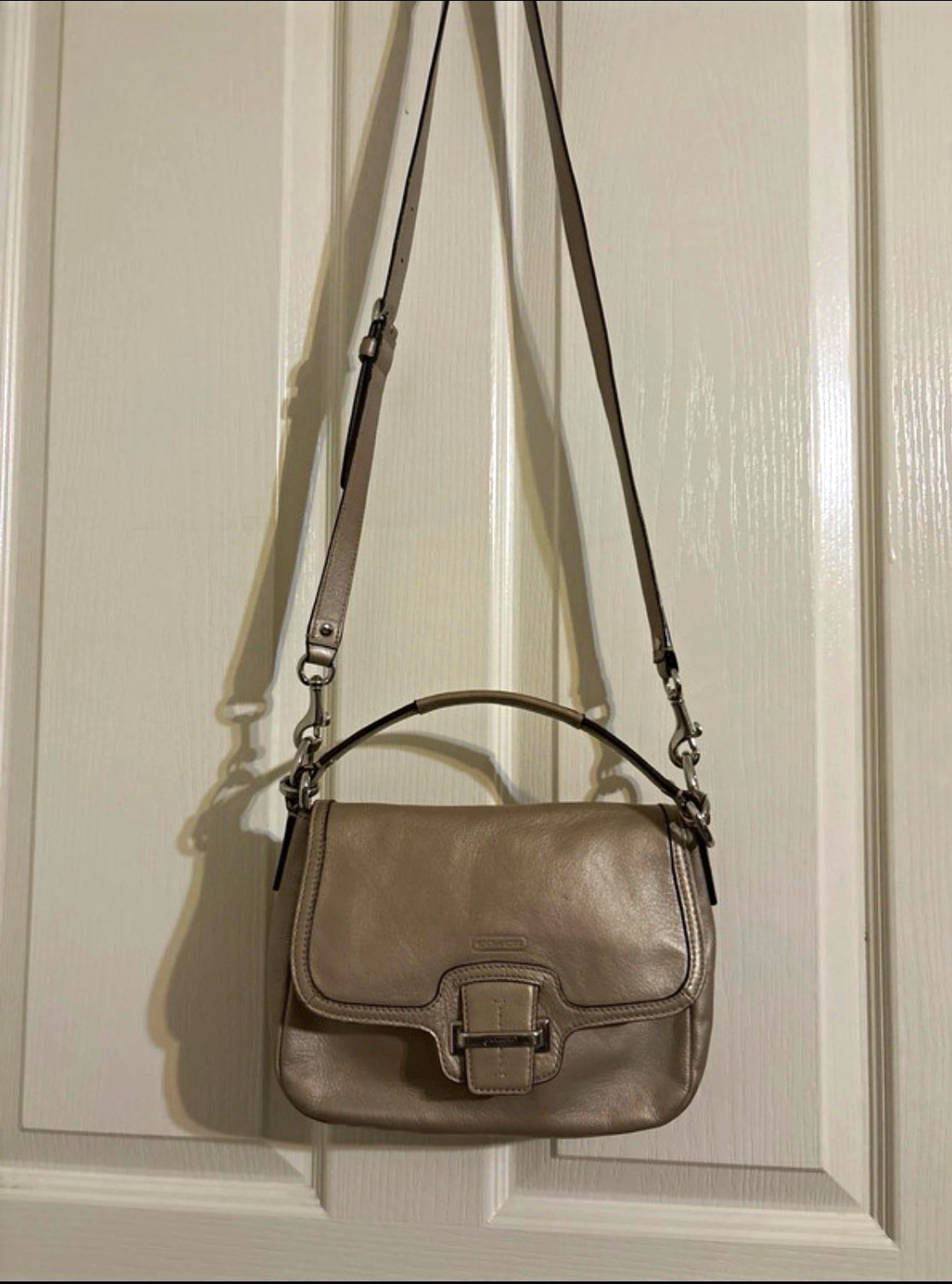 Coach Taylor Leather Flap Crossbody – G1320-F25206