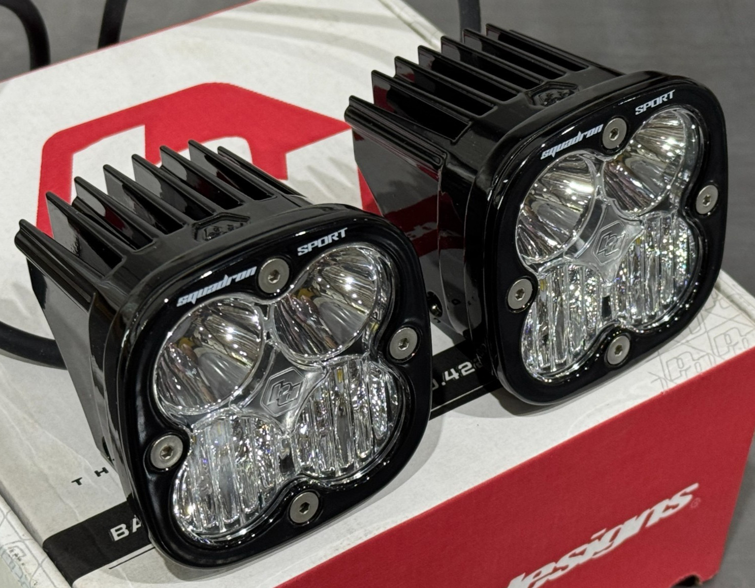 SALE Baja Designs Squadron Sport Driving/Combo Clear LED Light Pods 55-7803 SALE Baja Designs Squadron Sport Driving/Combo Clear LED Light Pods 55-7803