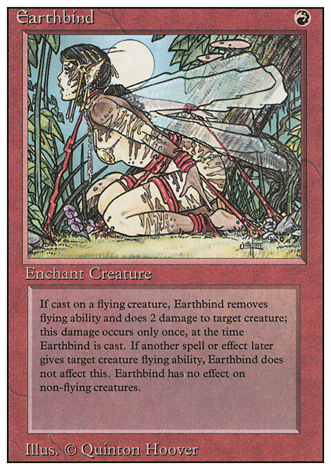 MTG Magic the Gathering Earthbind (147/306) Revised Edition LP