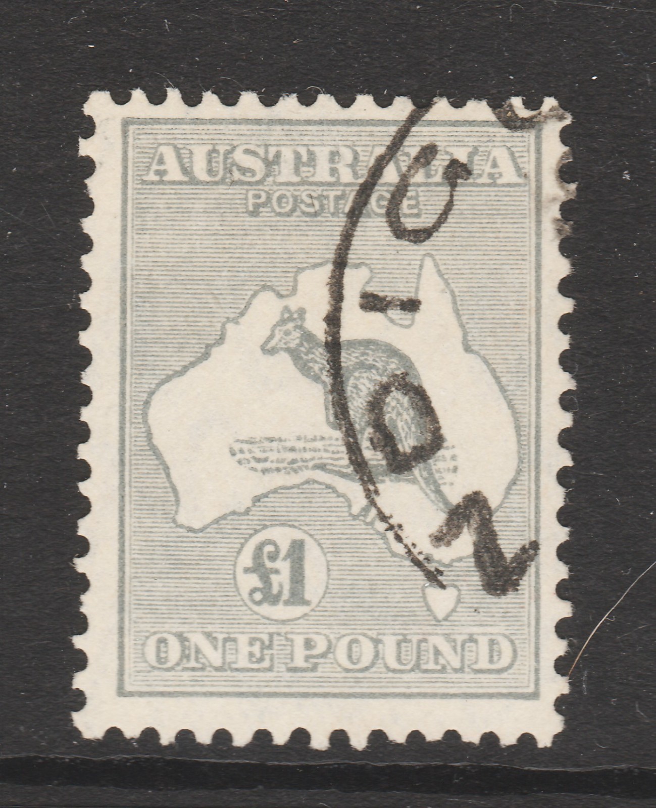 1935 CofA WMK £1 GREY KANGAROO \ 1935 CofA WMK £1 GREY KANGAROO \