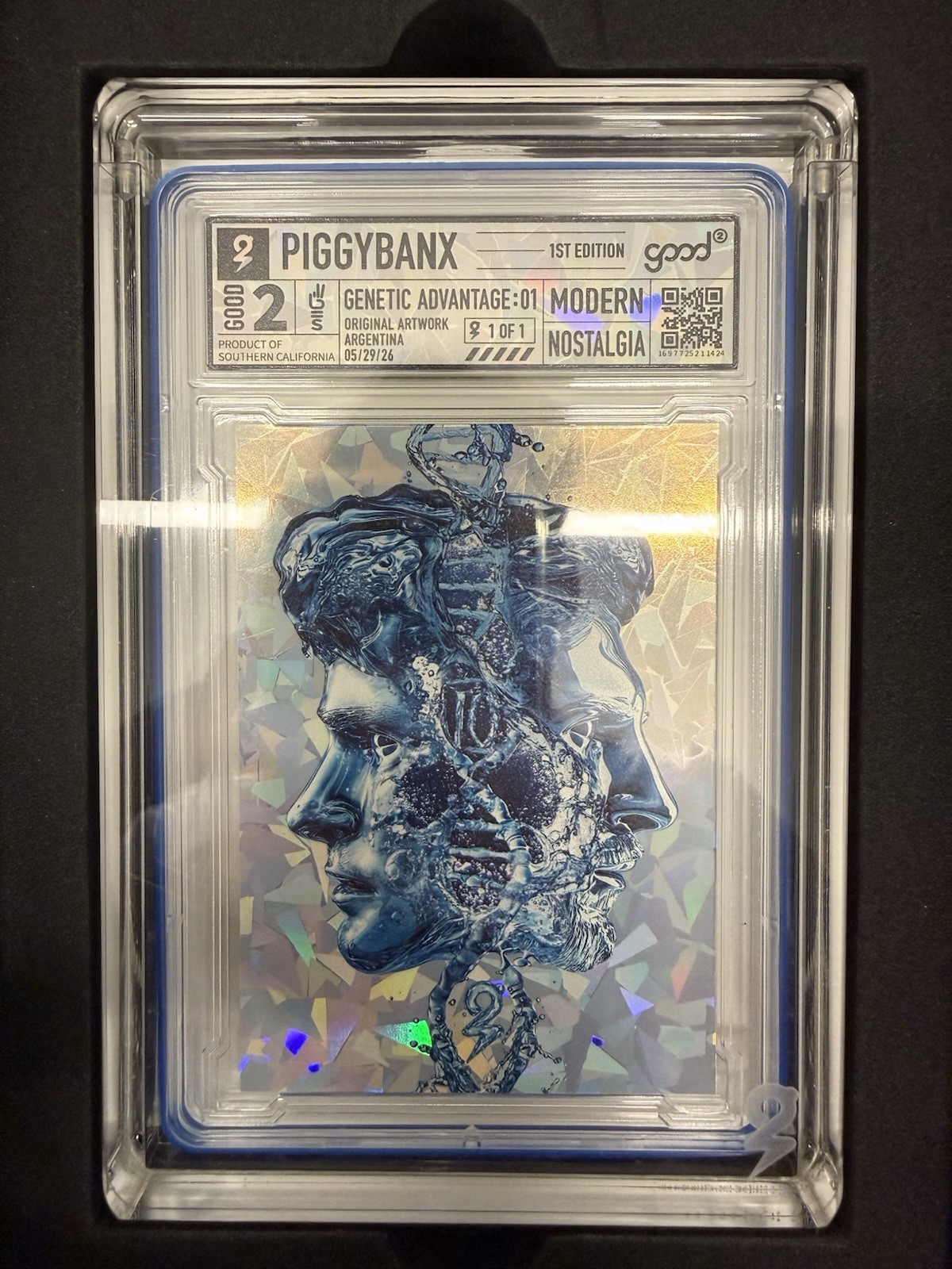 PIGGYBANX 1/1 Genetic Advantage :01 Messi and Maradona Modern Nostalgia PIGGYBANX 1/1 Genetic Advantage :01 Messi and Maradona Modern Nostalgia