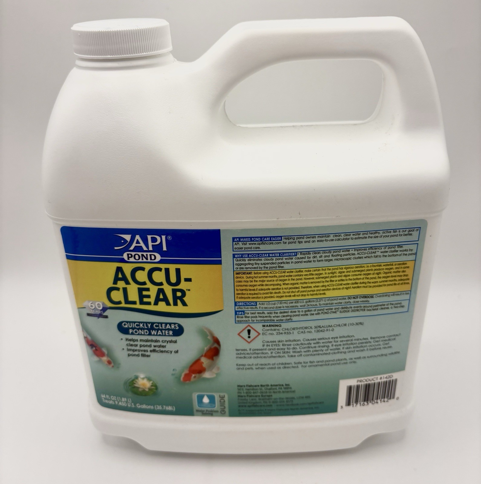 API Pond Accu-Clear 64 oz Pond Water Clarifier for Clear Pond Water Treatment API Pond Accu-Clear 64 oz Pond Water Clarifier for Clear Pond Water Treatment