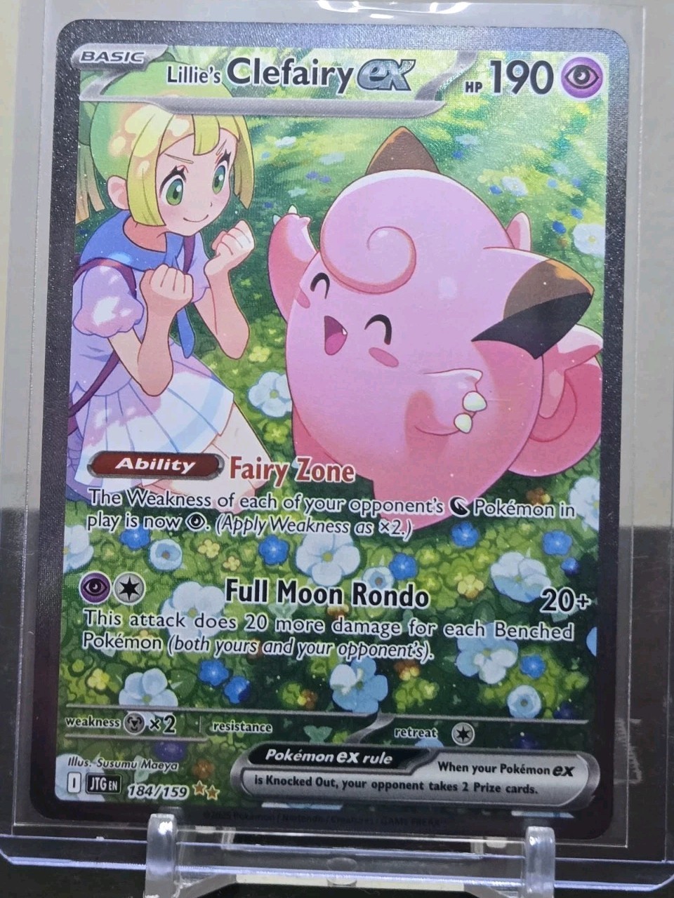 Lillie\'s Clefairy ex 184/159 Sv09: Journey Together Holo