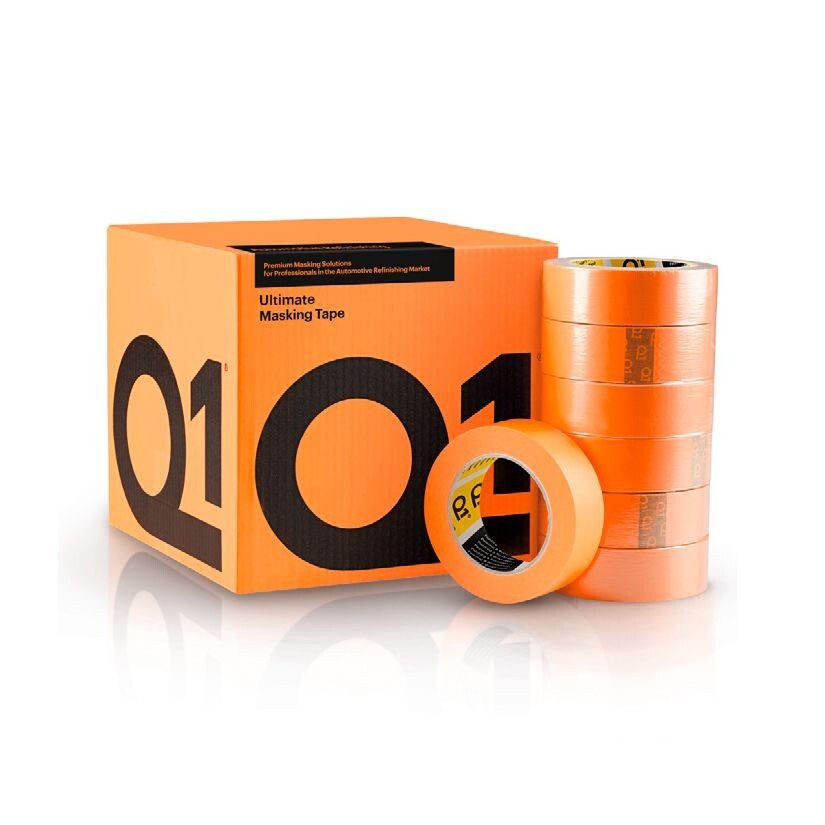Q1-3/4 inch(18mm X 55m) Ultimate Premium High Performance Orange Masking (48/CS)
