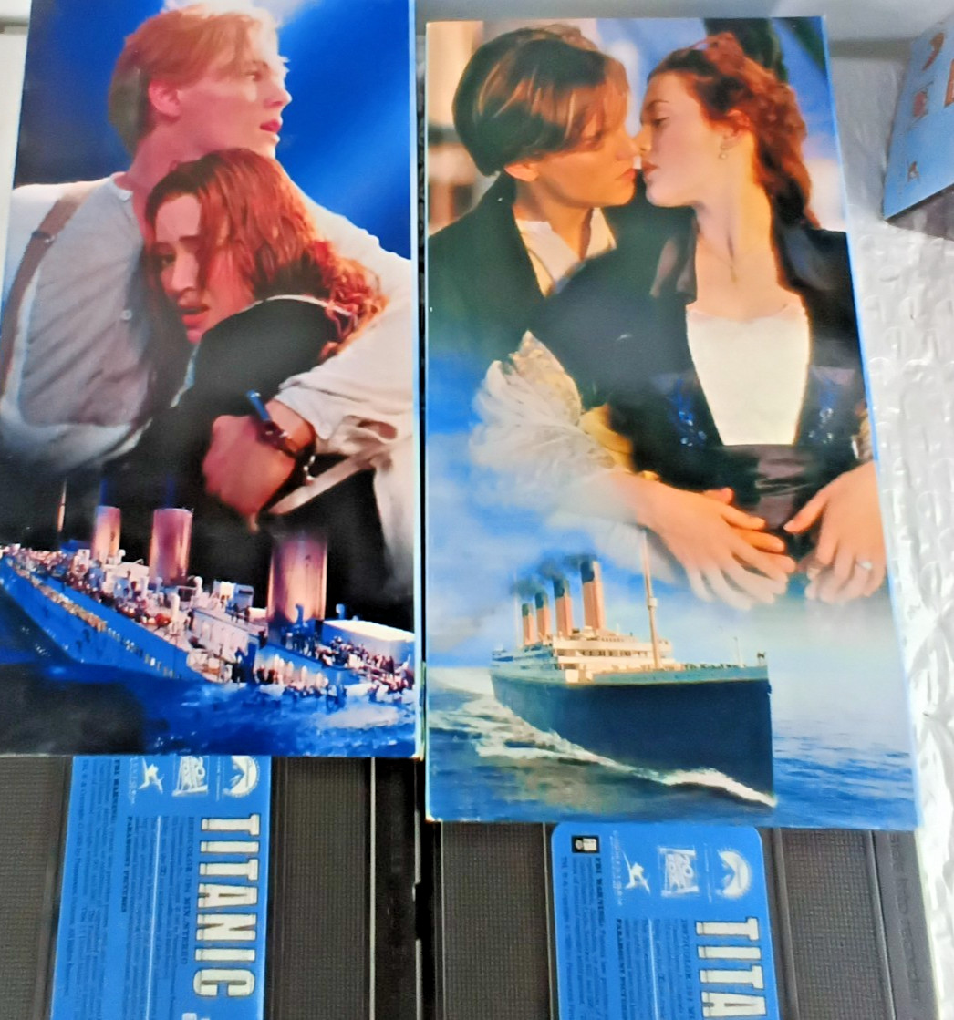The Titanic ~ Leonardo DiCaprio ~ Kate Winslet ~ Vintage THX Remaster VHS ~ EXC