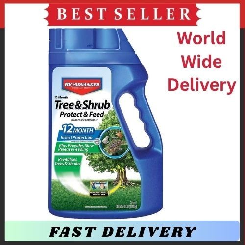 BioAdvanced 12 Month Tree and Shrub Protect and Feed, Granules, 4 lb Fast Ship