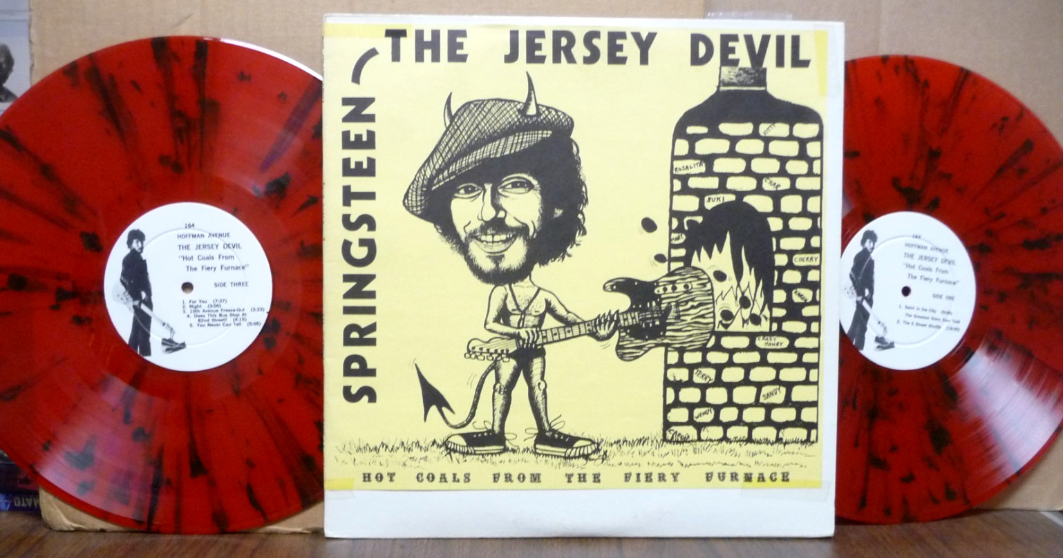 Bruce Springsteen 2-LP Red & Black Colored Vinyl SUPERB