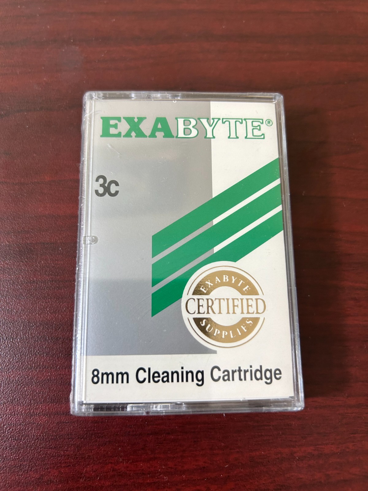 Exabyte 3C 8mm Cleaning Cartridge Certified Brand New Sealed.