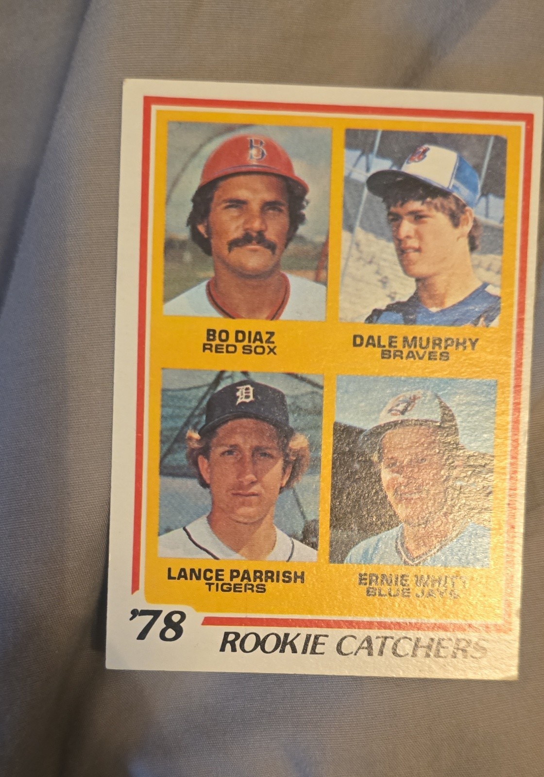 1978 Topps - Rookie Catchers Dale Murphy, Lance Parrish, Ernie Whitt #708 (RC)