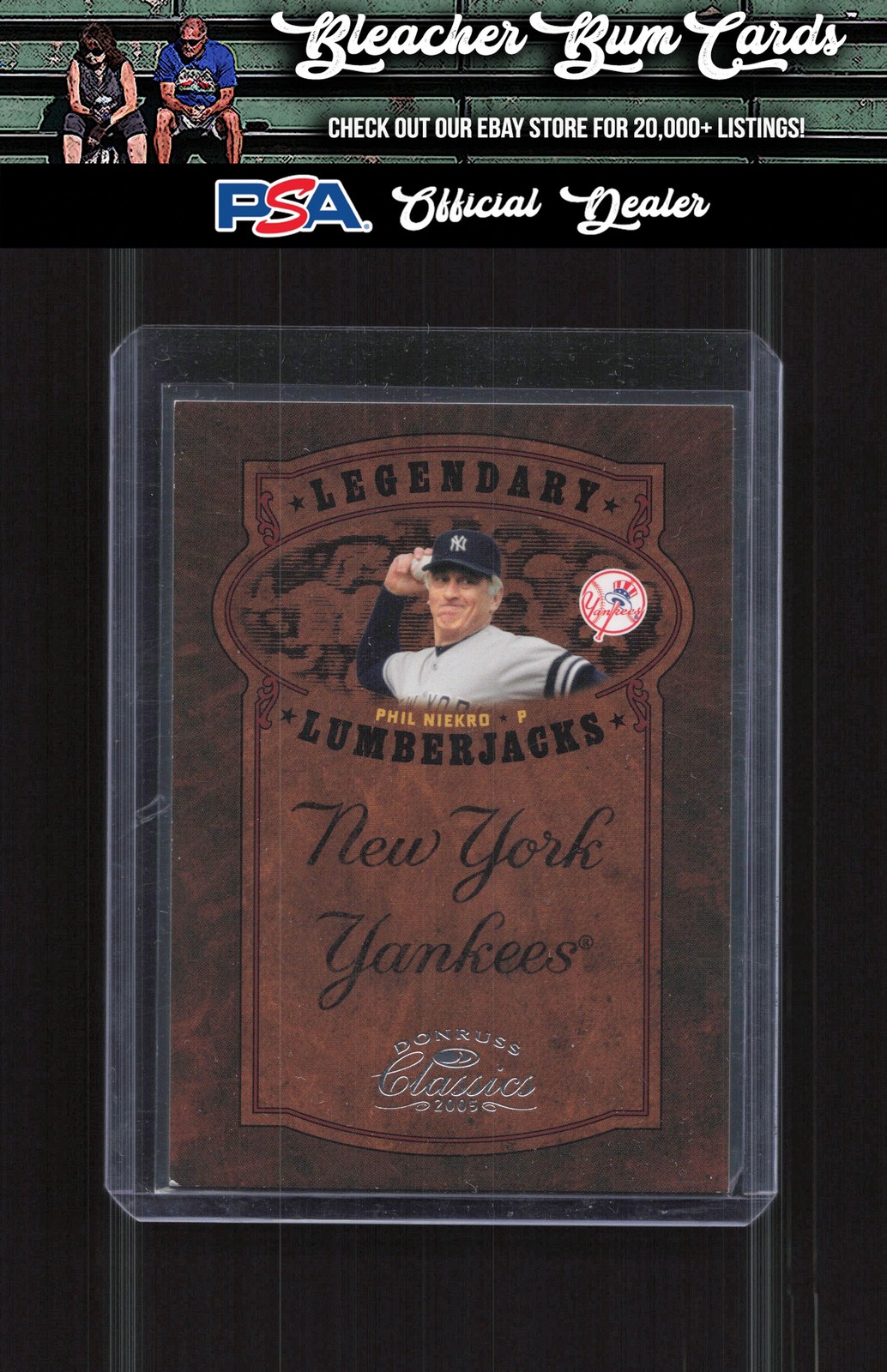 2005 Donruss Classics LP-31 Phil Niekro Legendary Players /400 2005 Donruss Classics LP-31 Phil Niekro Legendary Players /400