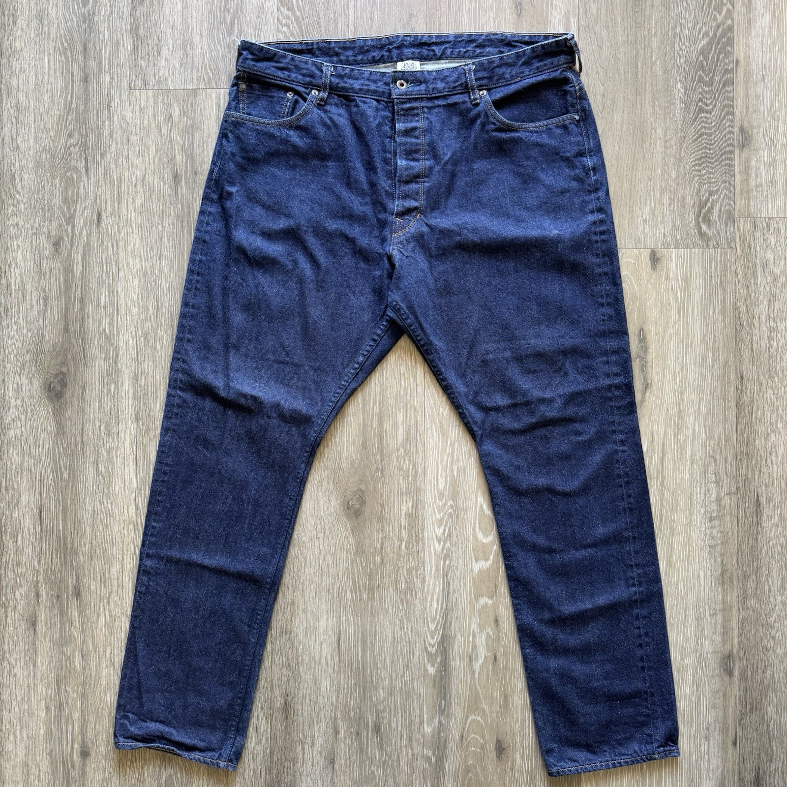 Railcar Fine Goods Custom Selvedge Denim Jeans Mens 38x32 Indigo Tapered USA