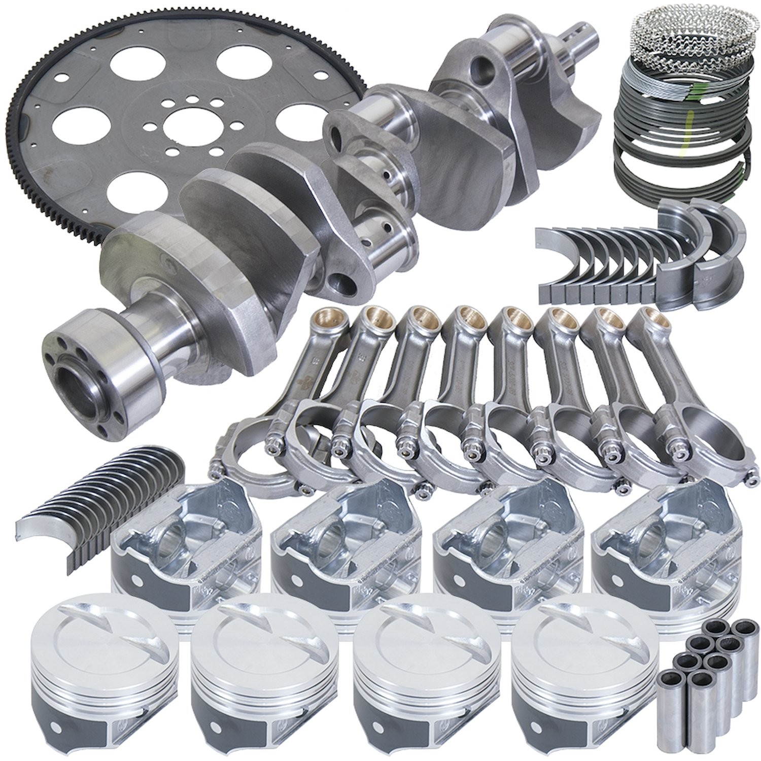 Eagle Small Block Chevy Street & Strip Rotating Assembly [383 ci, 1 Piece Rear