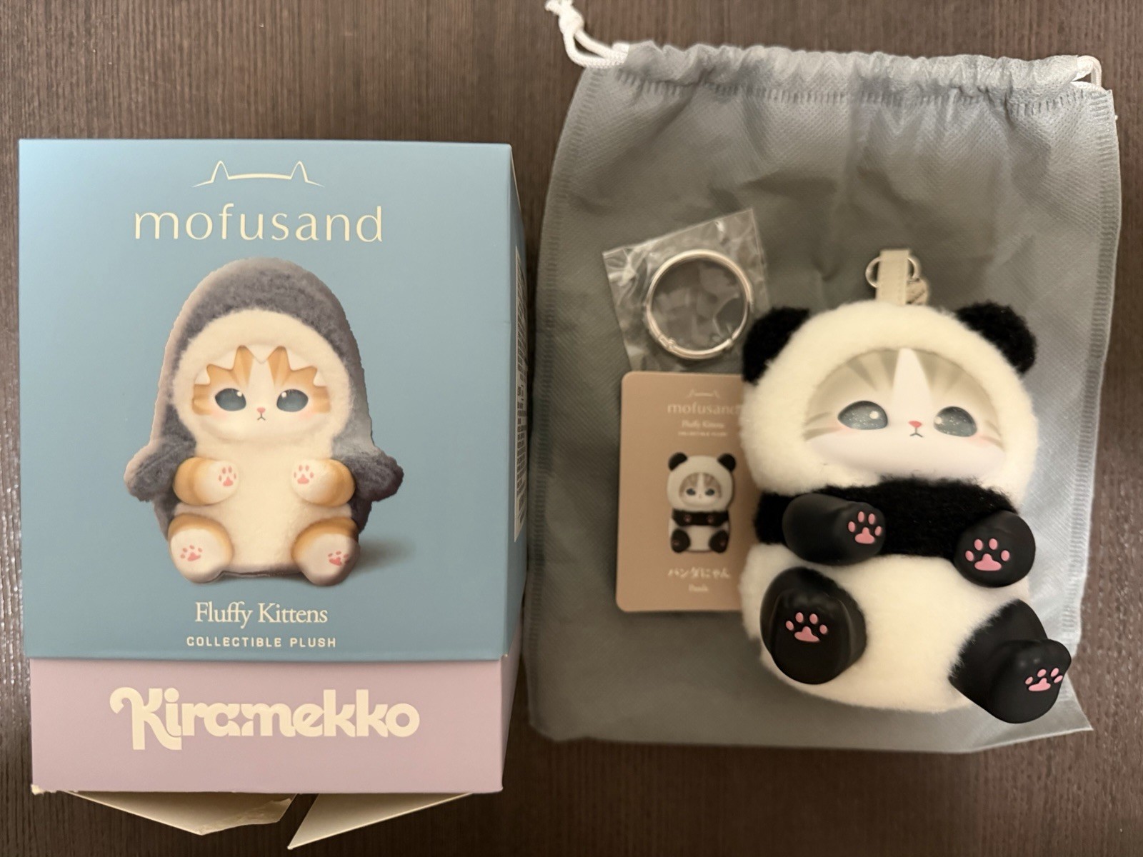 Mofusand Vinyl Fluffy Kittens Series Kiramekko Panda Confirmed New