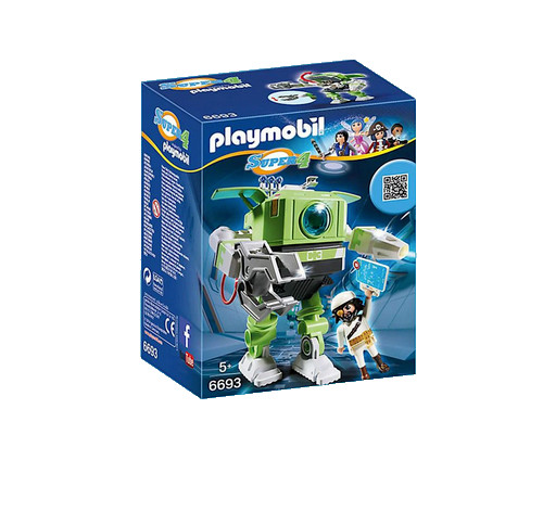 Playmobil Super 4 Cleano Robot 6693 Playmobil Super 4 Cleano Robot 6693