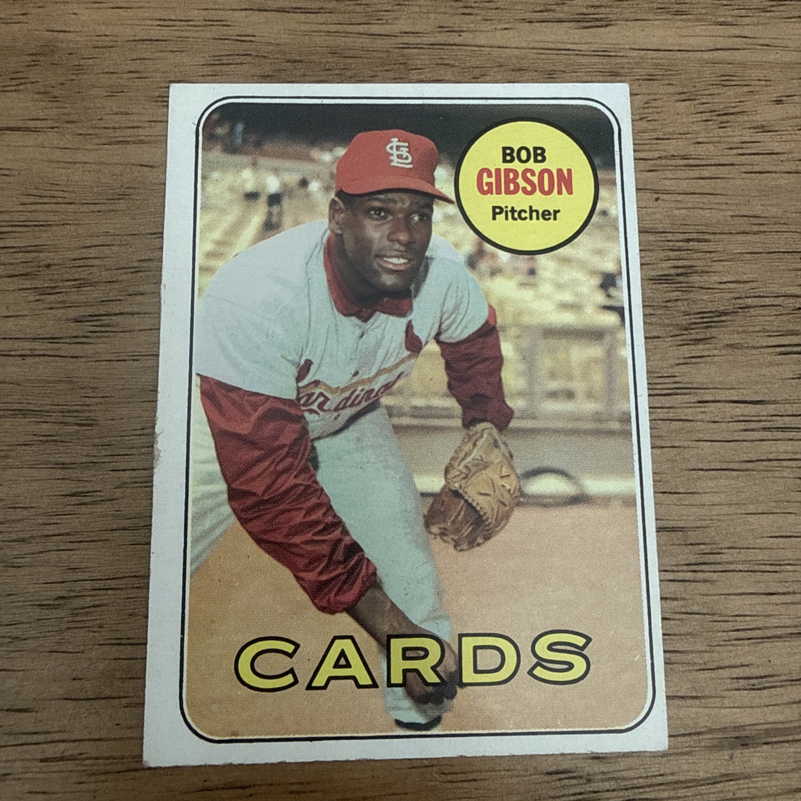 1969 Topps Baseball Bob Gibson St. Louis Cardinals HOFer #200 EXMT