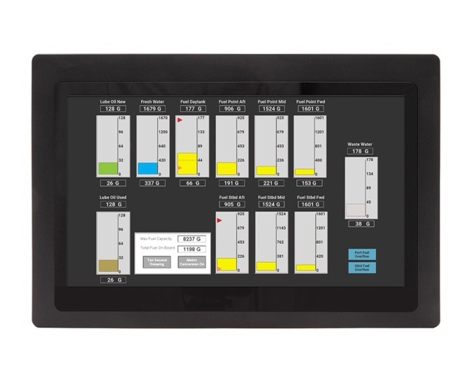 16” High Brightness Sunlight Readable Industrial Touchscreen Monitor MON1016APv2