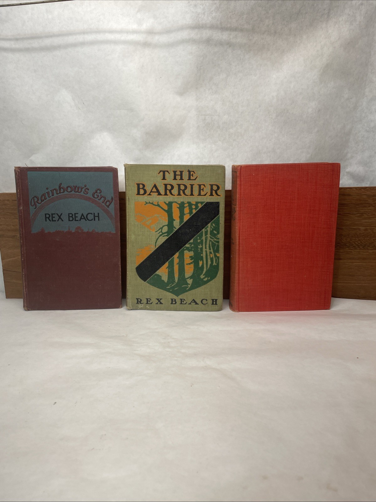 Rex Beach, The Barrier (1908) Rainbows End (1916) Ne’er Do Well (1911) HC Rex Beach, The Barrier (1908) Rainbows End (1916) Ne’er Do Well (1911) HC