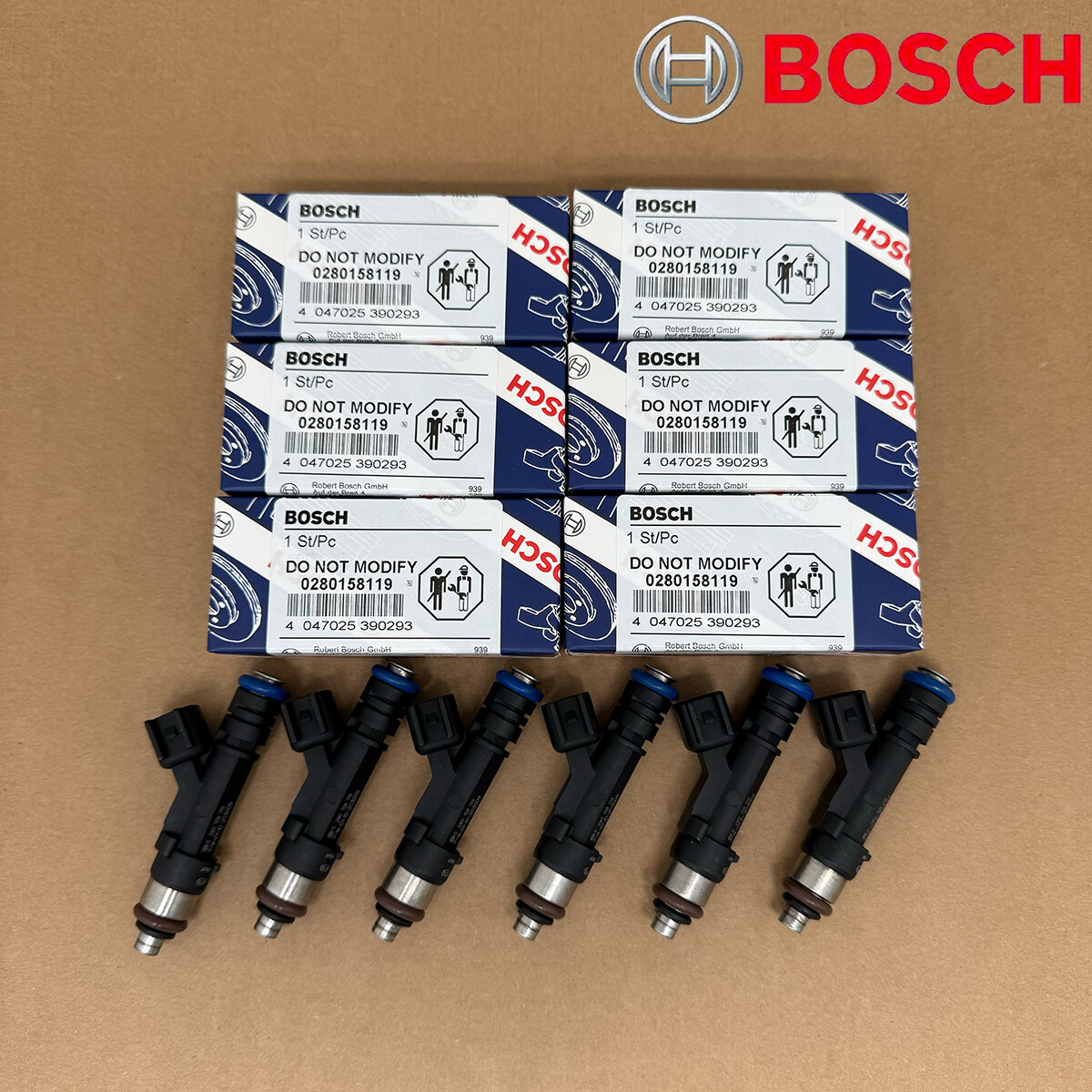 6x Genuine Bosch OEM Fuel Injector for 07-10 Jeep Wrangler Chrysler 3.3L 3.8L 6x Genuine Bosch OEM Fuel Injector for 07-10 Jeep Wrangler Chrysler 3.3L 3.8L