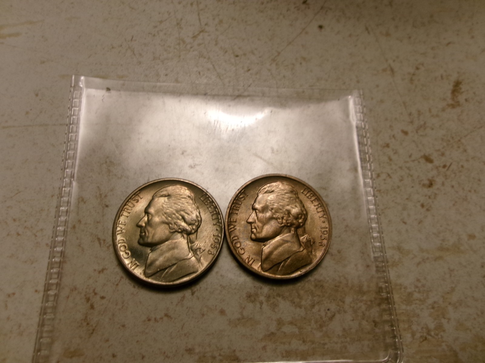 1938-P-D JEFFERSON NICKELS
