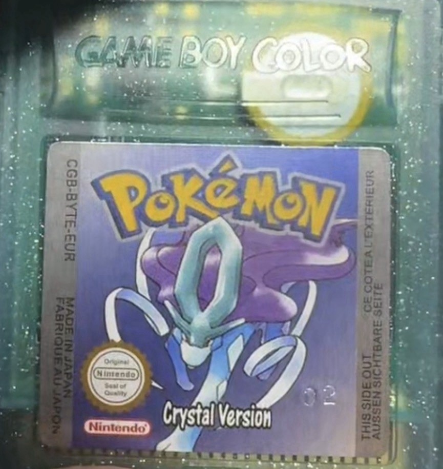Pokemon: Crystal Version (Game Boy Color, 2001) TESTED