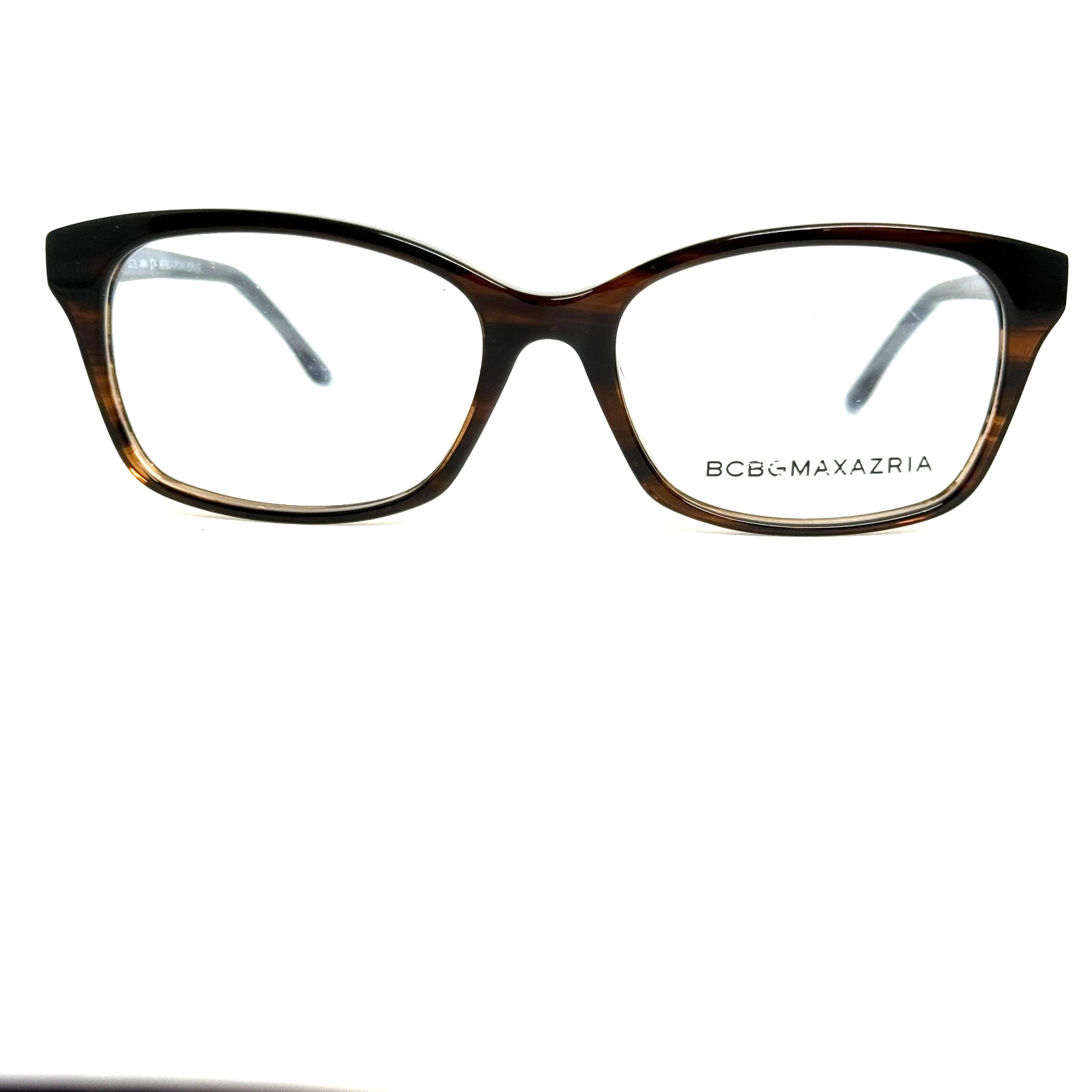 BCBGMAXAZRIA Merissa Brown Horn Eyeglasses Frame 53-16-140mm H20303