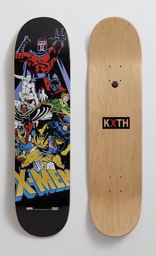 New Kith X-Men 60th Anniversary Skateboard Deck Skate New Kith X-Men 60th Anniversary Skateboard Deck Skate