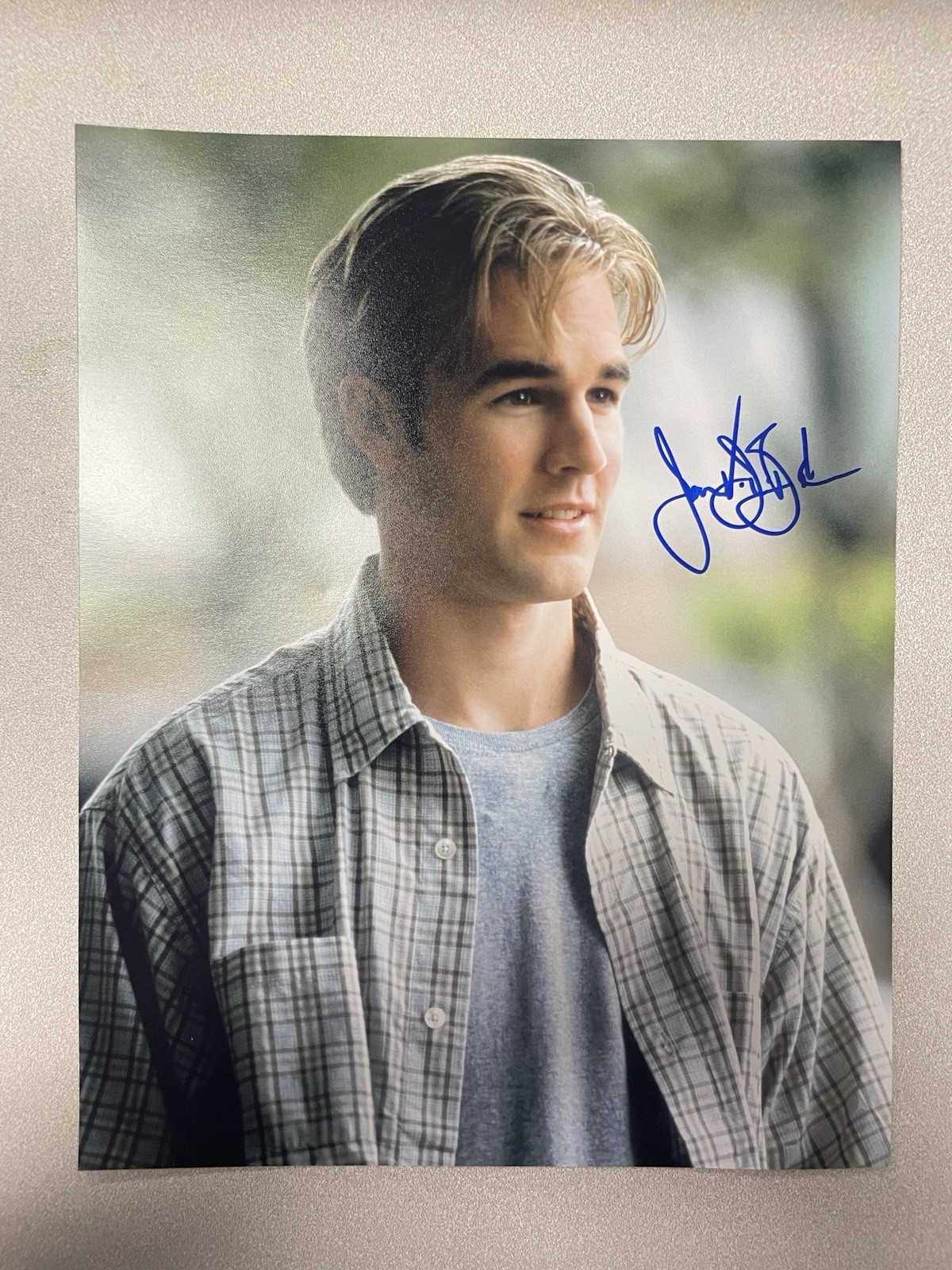 James Van Der Beek Signed 8x10 Photo JSA WITNESS COA Dawson\'s Creek