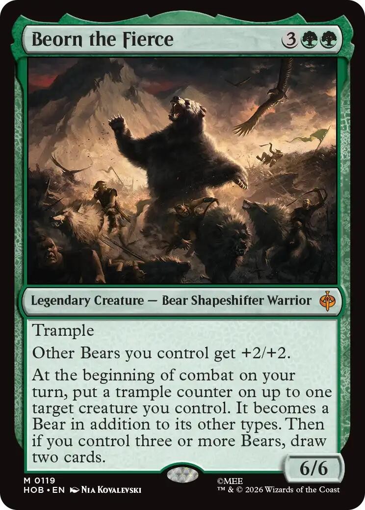Beorn the Fierce Foil [HOB - 119]