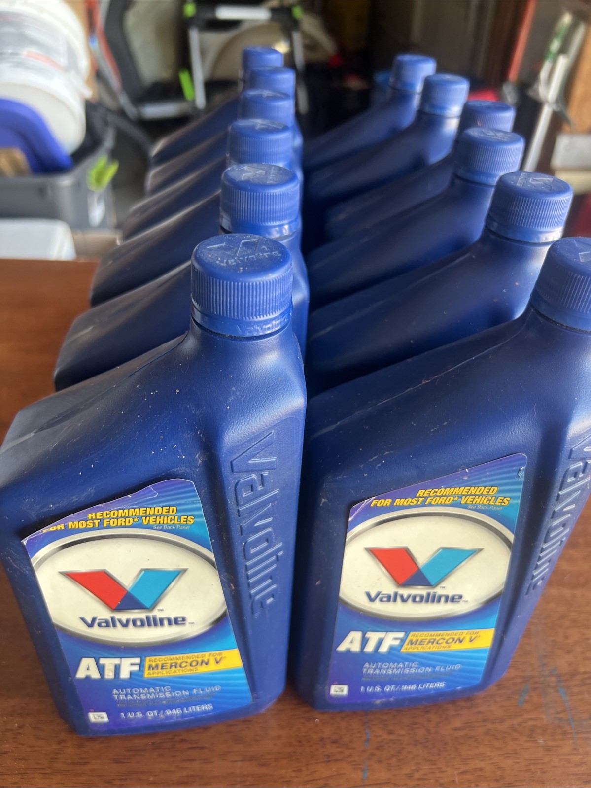 Lot Of 12 1 QT Valvoline Mercon V Conventional Automatic Transmission Fluid ATF Lot Of 12 1 QT Valvoline Mercon V Conventional Automatic Transmission Fluid ATF