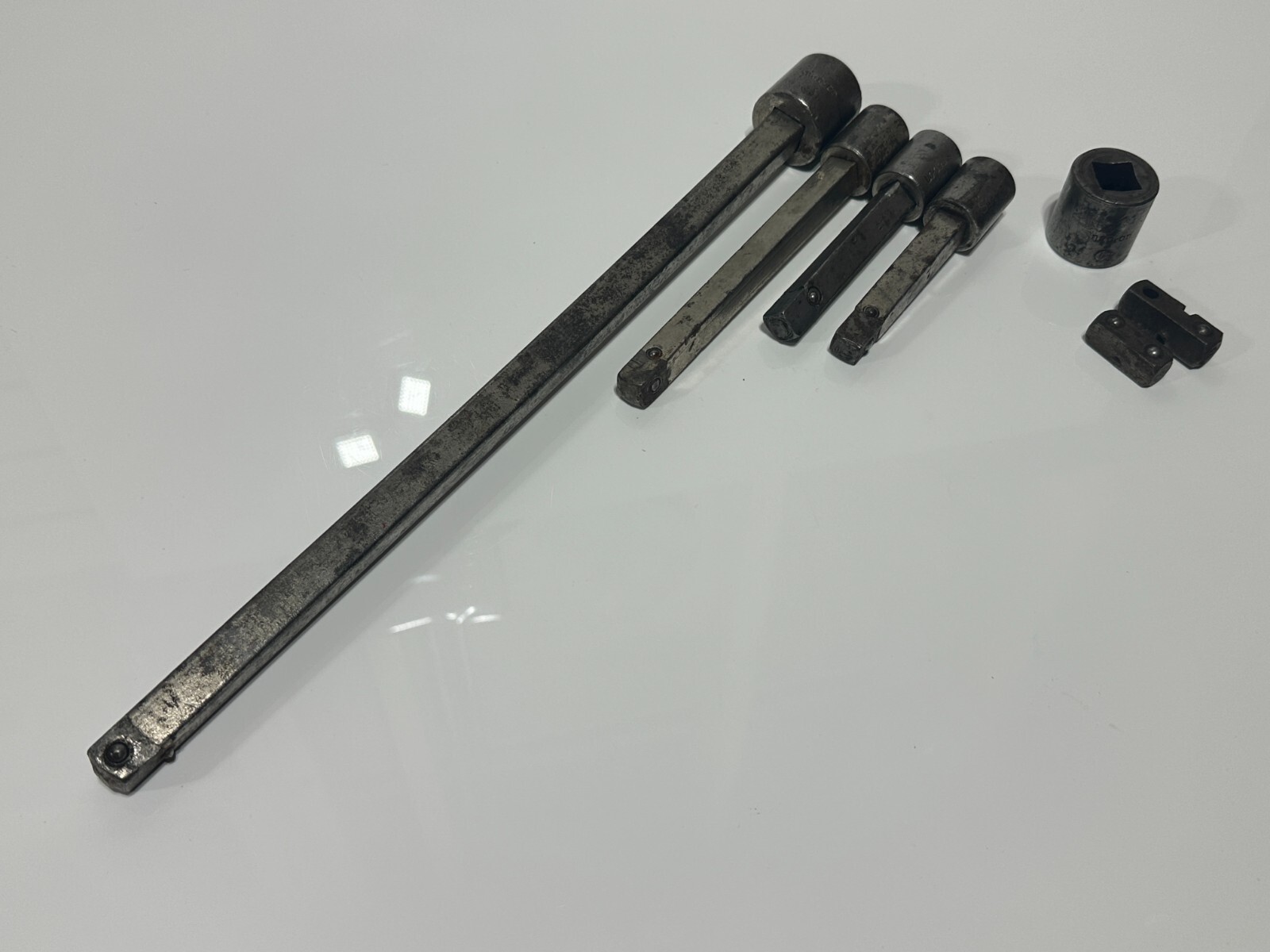 Snap-On Tools USA 5pc Early Square 1/2” & 5/8” Drive Extension Set, HD12, S6, S3