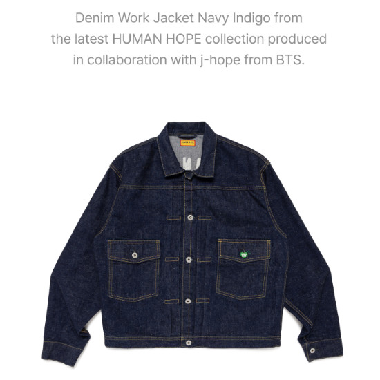 Pre-order BTS j-hope x HUMAN MADE Human Hope Official MD Jacket / T-shirt / etc