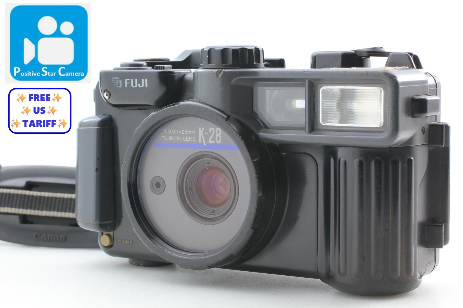 Finder LED & Flash works[N MINT] Fuji K-28 Heavy Duty Waterproof Film Camera