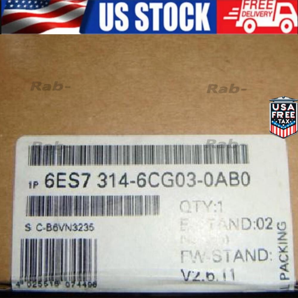 NewSiemens 6ES7314-6CG03-0AB0 6ES73146CG030AB0 SIMATIC S7-300 CPU 314C-2 DP NewSiemens 6ES7314-6CG03-0AB0 6ES73146CG030AB0 SIMATIC S7-300 CPU 314C-2 DP
